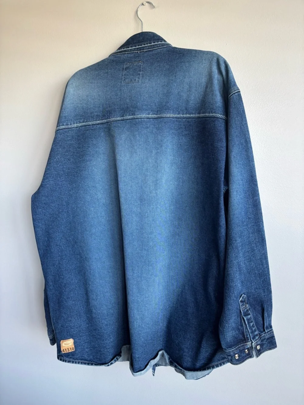 Vintage GodBody Jeans Denim Jacket Men’s XXL Pearl Snaps *see details*